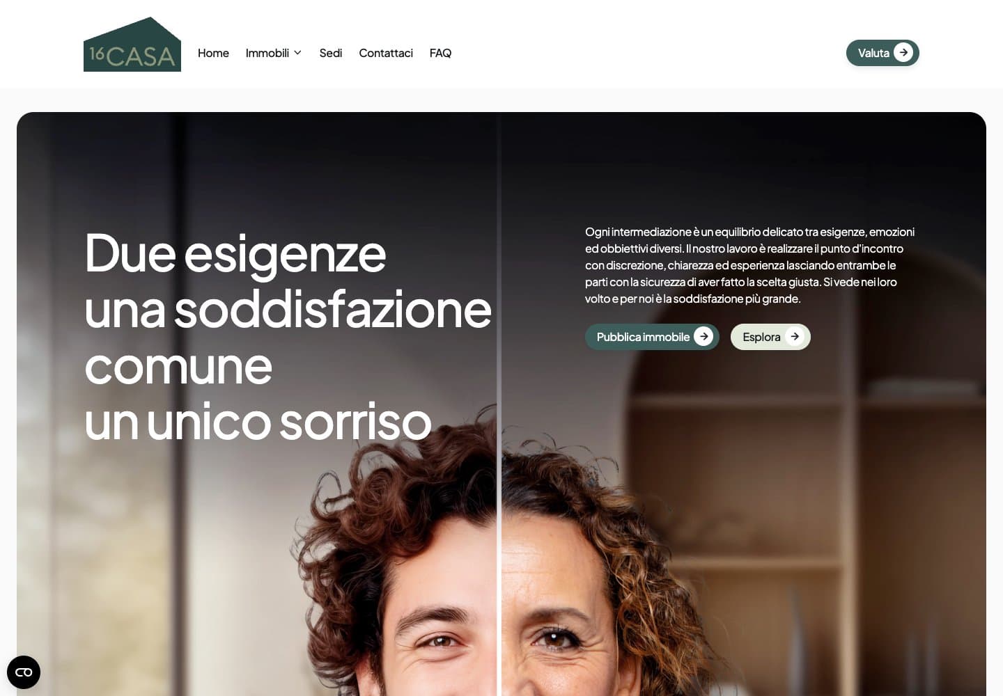 Anteprima del sito 16Casa